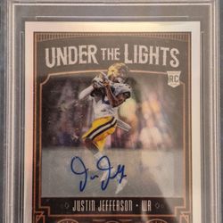 2020 Panini Legacy Justin Jefferson Under The Lights Auto