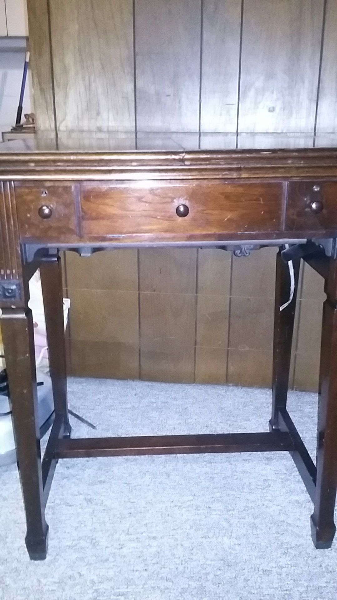Vintage sewing table