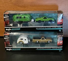 Maisto Chevy El Caminos And Diecast Trailers