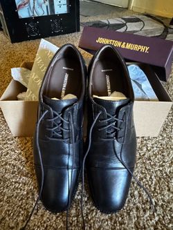 Johnston & Murphy Dress Shoes Mens Size 11.5 NEW CONDITION, WORN ONCE!