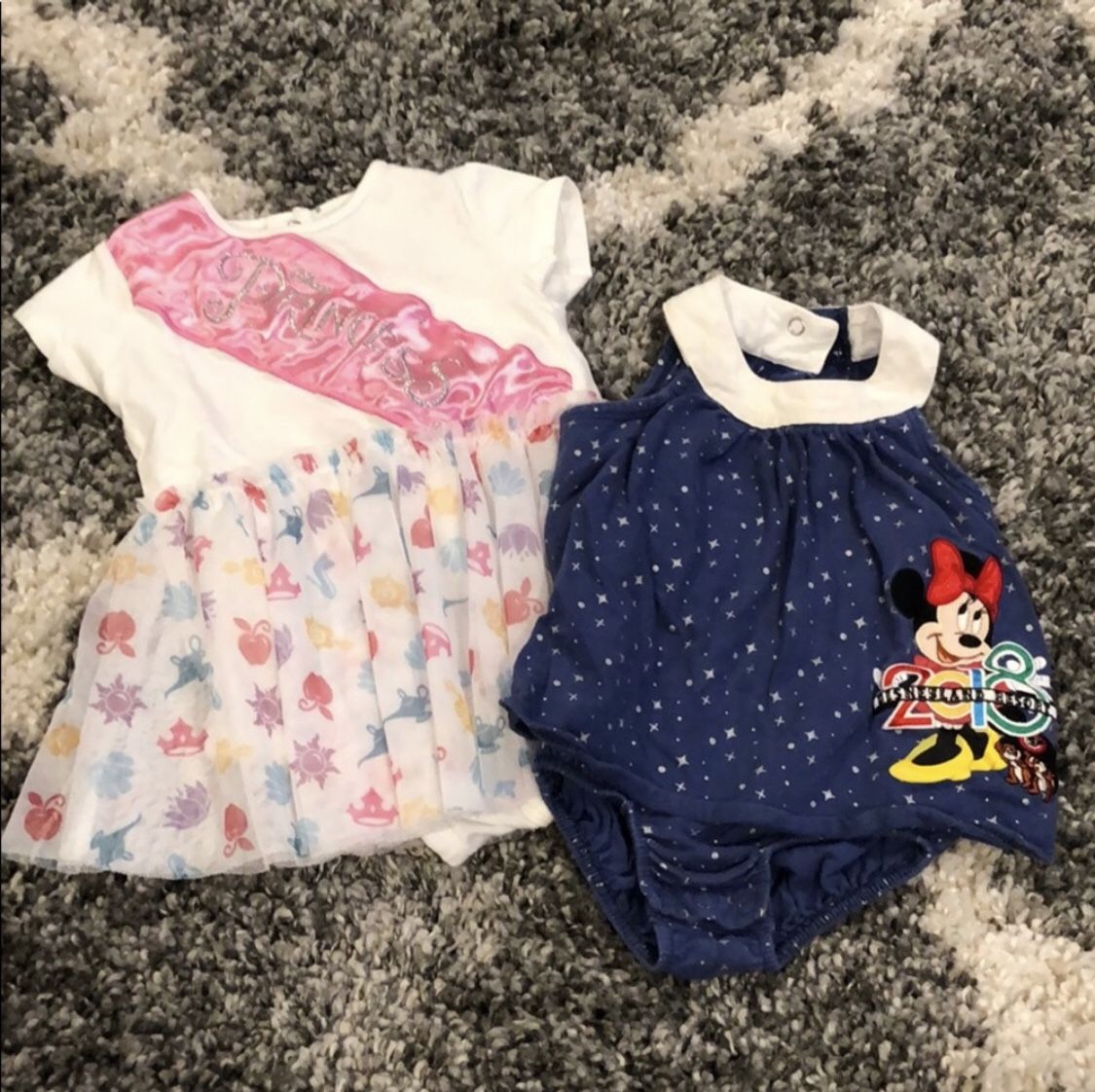 Disney Baby Girl Clothes Bundle