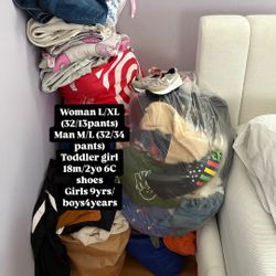 Woman/Man  Clothes L