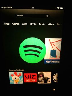 Amazon kindle tablet