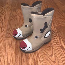 Lands’ End Rudolph the Reindeer Youth Snow Boot (Size 1M)