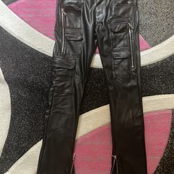 Mens Size 34 Leather Pants 80$