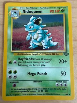 Vintage Pokémon Nidoqueen Jungle Holo Y2K Retro TCG Collector Grail