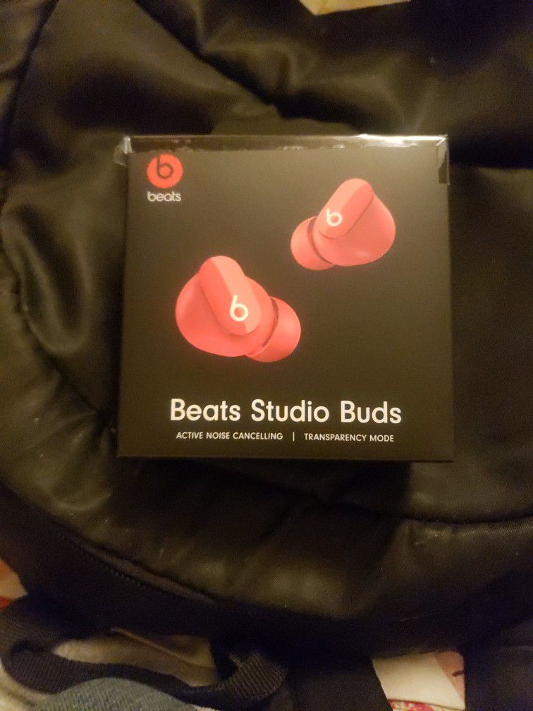 BNIB Red Beats Studio Buds