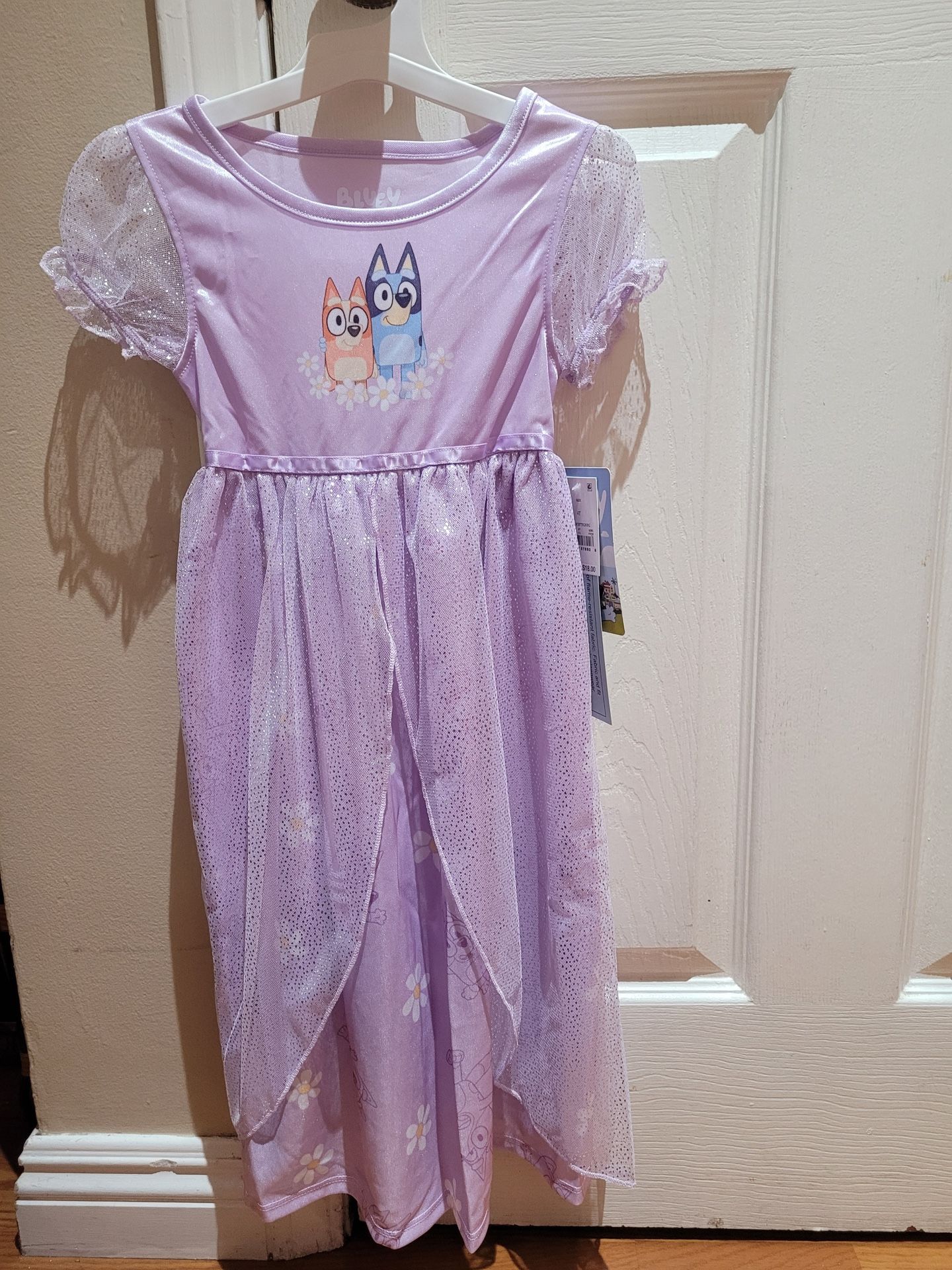 BLUEY PRINCESS DRESS! SIZE 4T! BNWT
