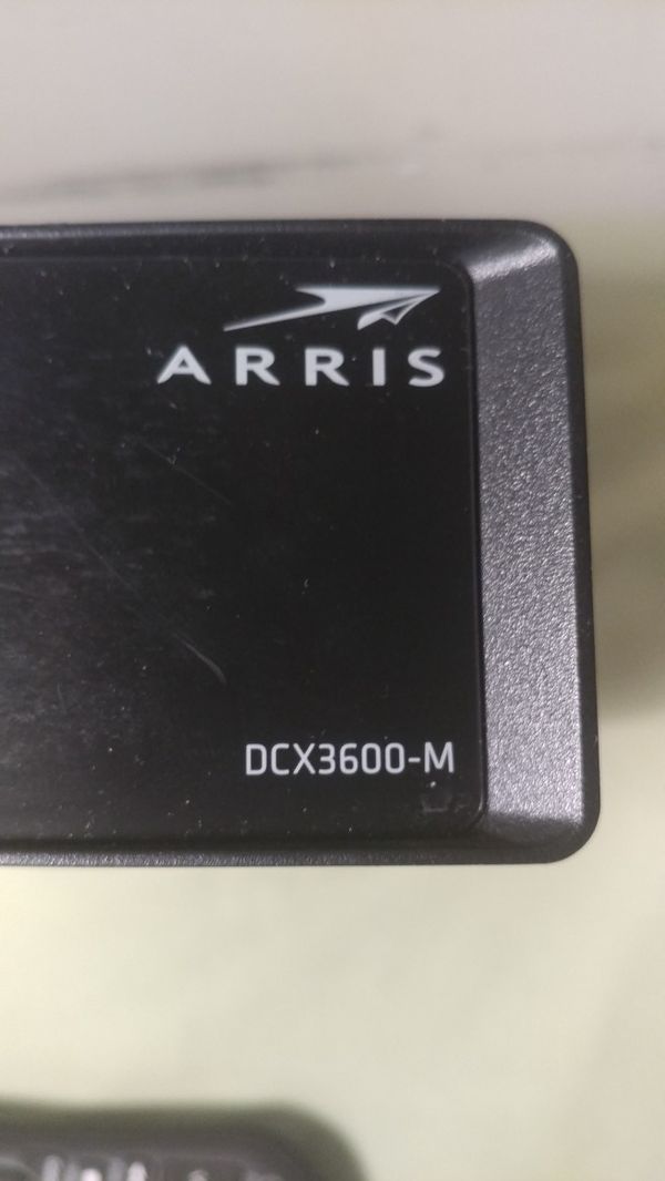 Arris DCX3600M HDDVR Cable Box / Receiver HDMI With Remote & Power
