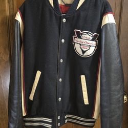 Vintage 50th Anniversary Harley Davidson Biker Club Style Jacket,  Large