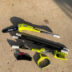 RYOBI 40V 10 in. Cordless Battery Pole Saw (Tool-Only)