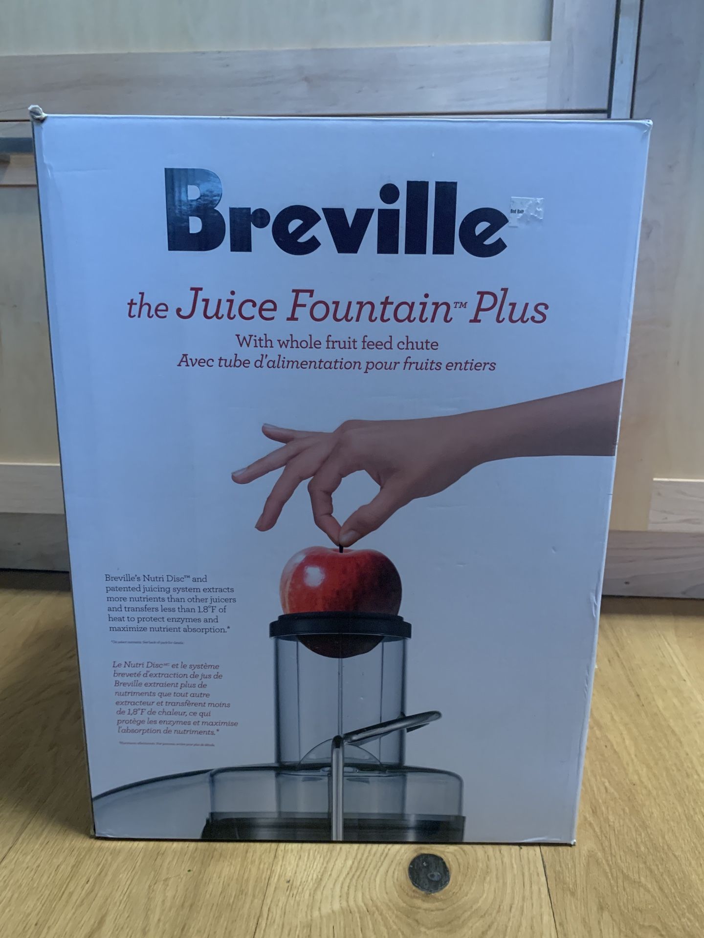 Breville The Juice Fountain Plus With Whole Fruit Feed Chute