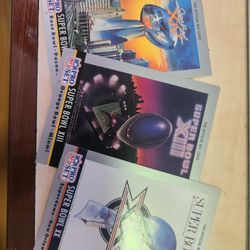 Super Bowl Ticket Cards
