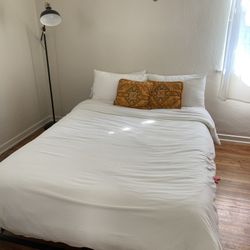 full sized bed frame + mattress