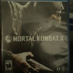 Mortal Combat X PS4 Game.