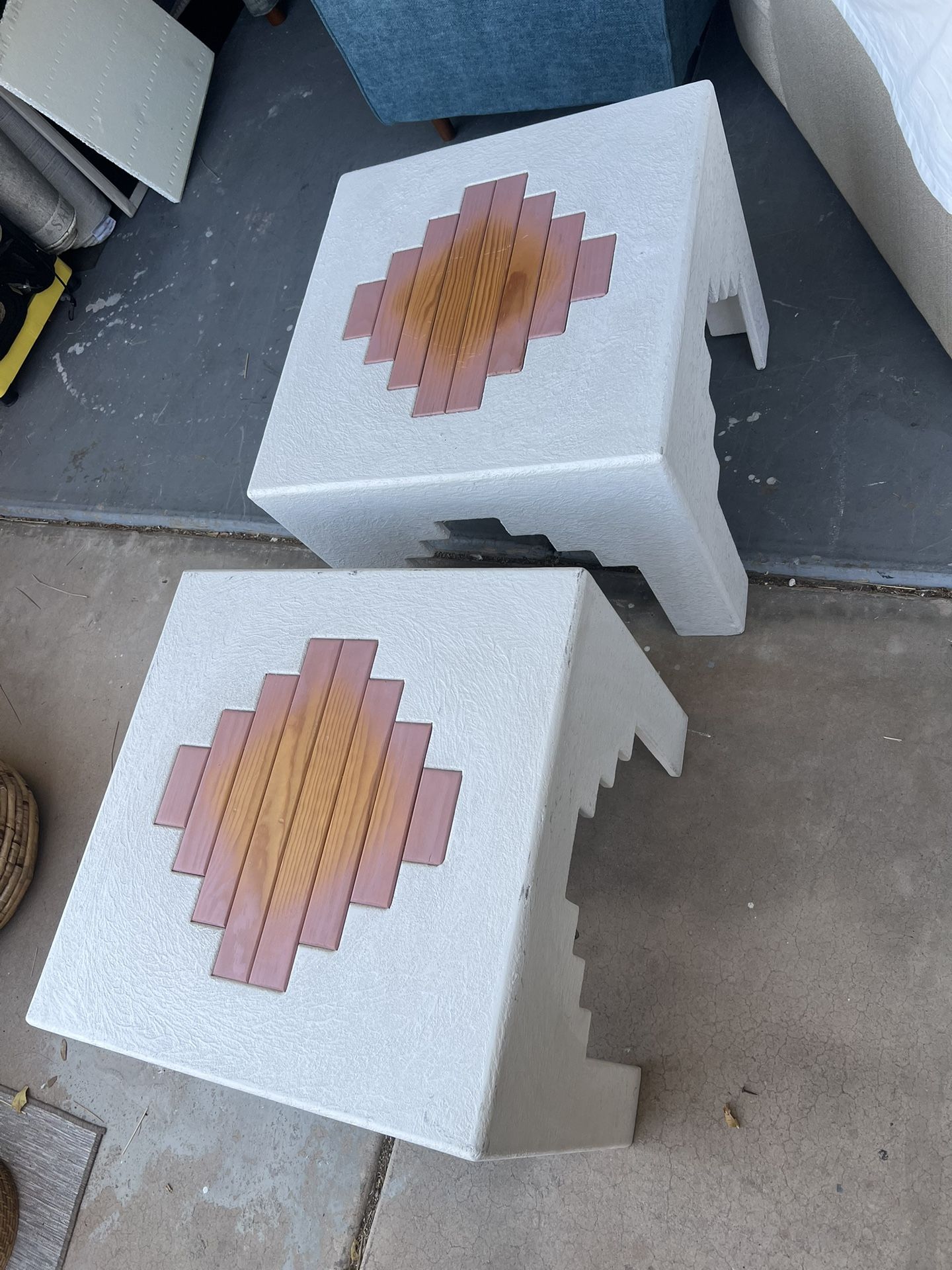 3 Pc Southwest End Tables And Coffee Table 