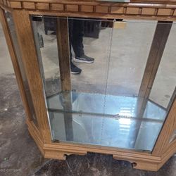 Glass Cabinet With Shelf