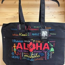 Aloha Tote Bag - NEW With Tag 