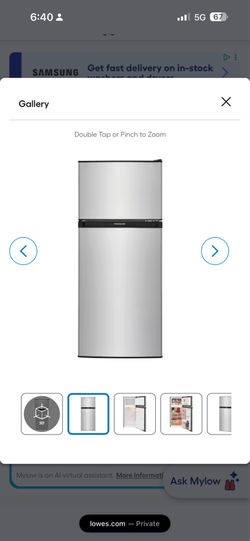 Frigidaire Mini Fridge with Freezer