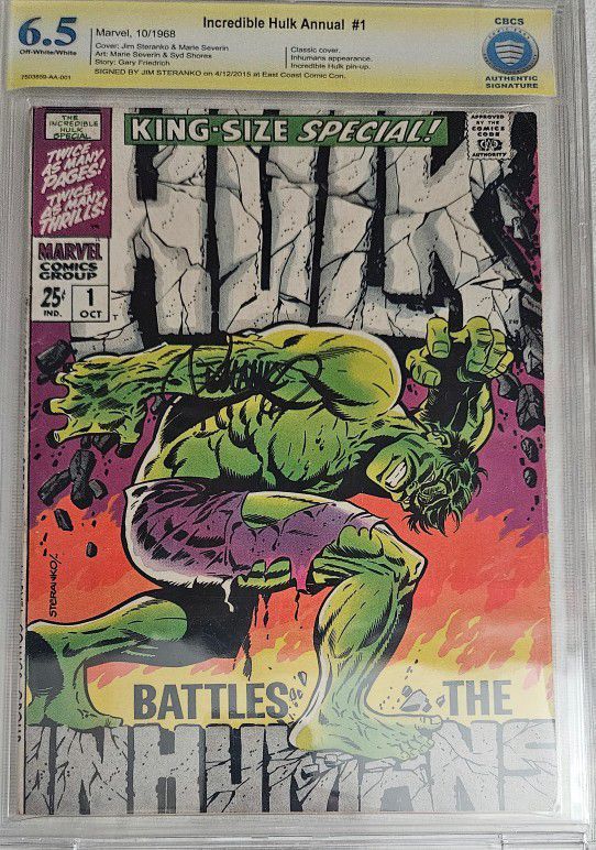 Incredible Hulk Annual 1 CBCS 6.5