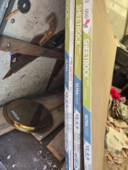 USG Sheetrock Ultralight  Panels 1/2" x 4' x 8'