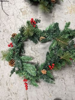 9 FOOT HOLIDAY GARLANDS WITH LIGHTS - HAVE 5!!!