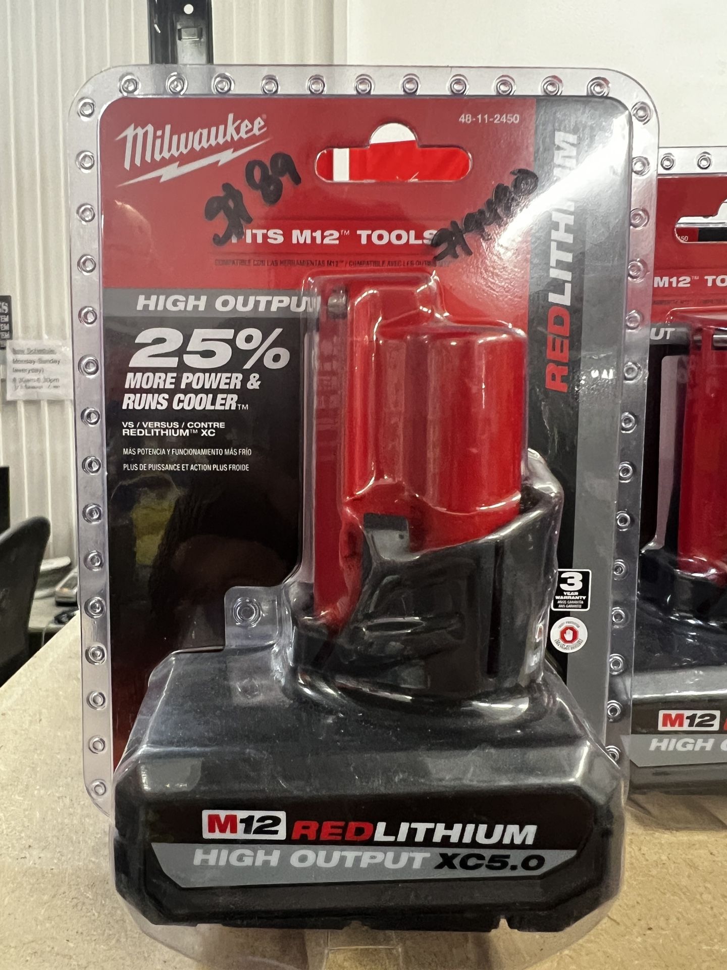 Milwaukee M12 High Output 5.0 Battery