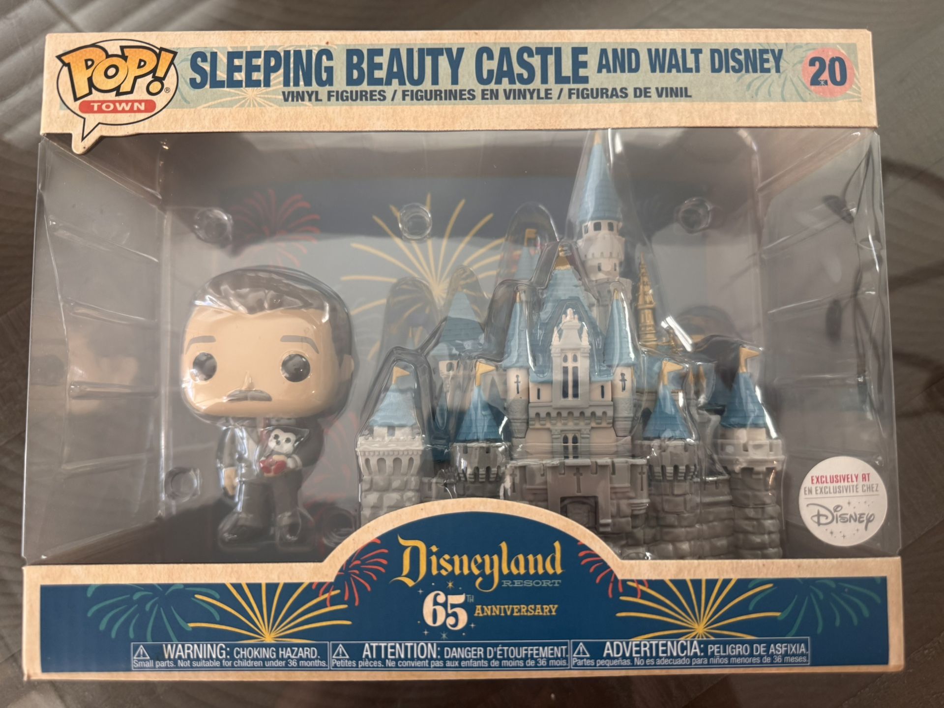 Funko Pop Sleeping Beauty Castle With Walt