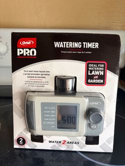 Brand New Orbit Pro Contractor Grade 2-Port Digital Watering Timer
