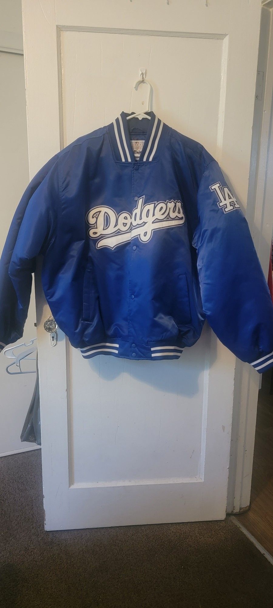 Genuine Majestic Blue LA Dodger Jacket Size XXL