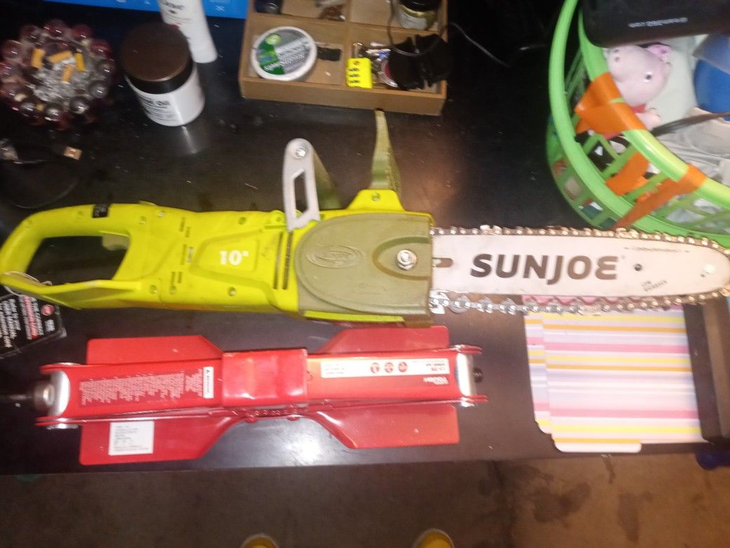 sunjo electric chain saw .