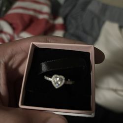Pandora Diamond Heart Ring