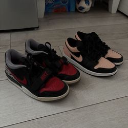 Jordan 1 low & 312 (Crimson Tint & Bred) 7.5M