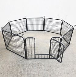BRAND NEW $85 Pet 8-Panel Playpen, Each Panel (24” Tall X 32” Wide) Heavy Duty Dog Exercise Fence Gate Crate Kennel