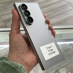 Samsung Z Fold 7, Unlocked, Cash Or $10 Down