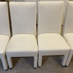 4 Uncovered Chairs + 4 Covers  Included.