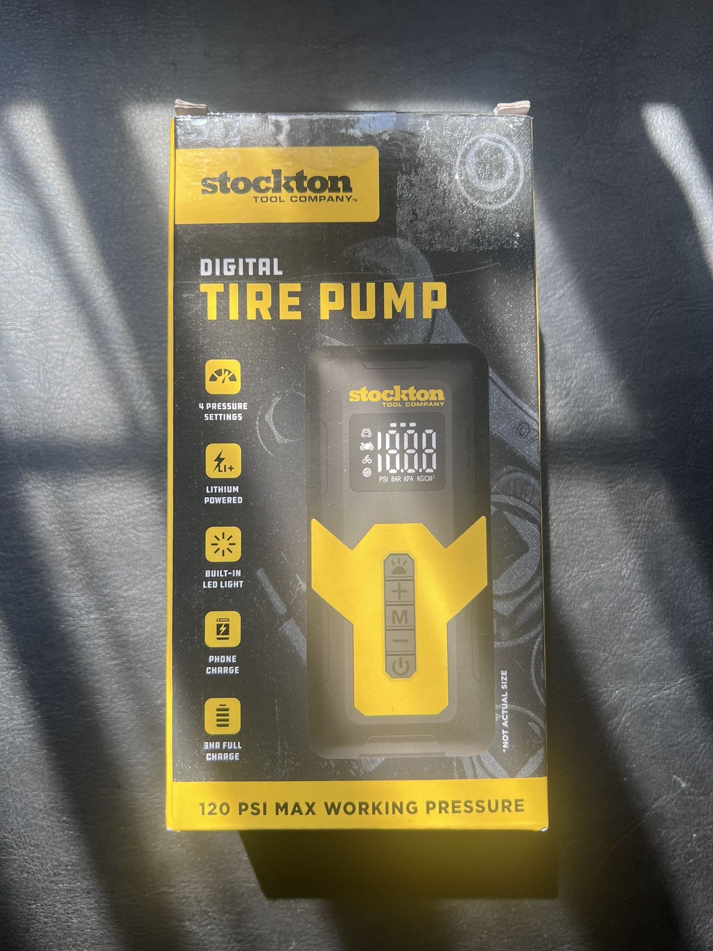Stockton Tool Company Digital Tire Pump - New In Box Never Opened