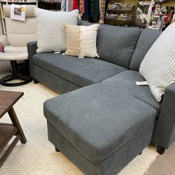 Sofa With Ottoman New 