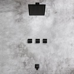 3 Handle Tub and Shower Faucet Set