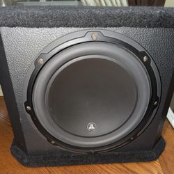 10 inch JL Audio W3V3 subwoofer in custom box