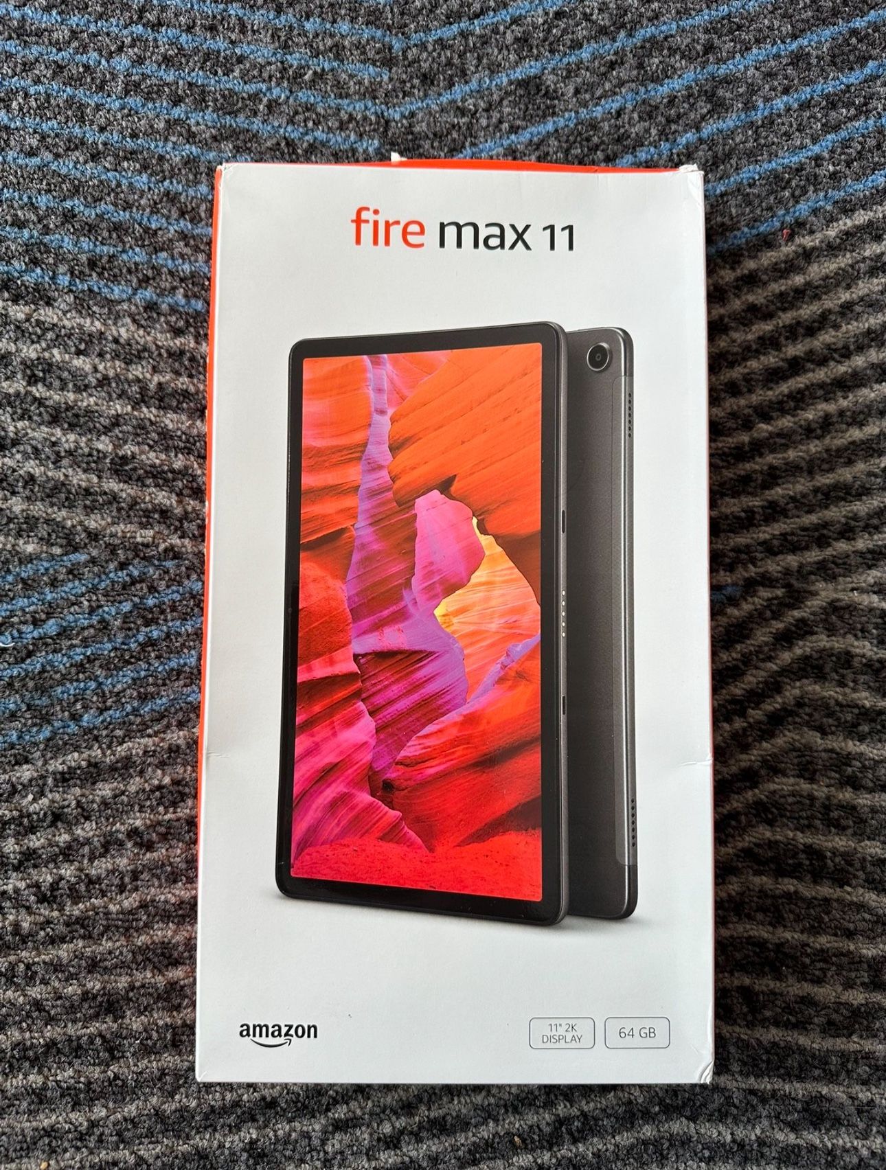 New Fire Max 11 Tablet With Black Case