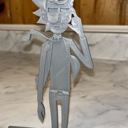 NEW Gray Rick Sanchez From Rick And Morty Wall Key Hanger For Your House Or Office 