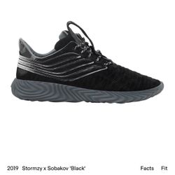 Adidas Men Shoe Running Sneaker Sobakov Black Original 8.5