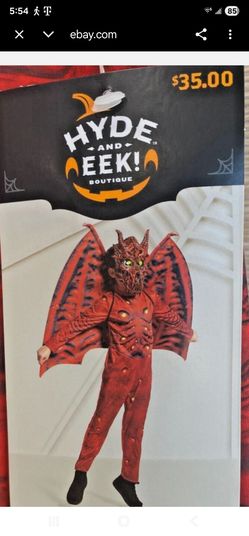 Kids Dragon Halloween Costume S6-7