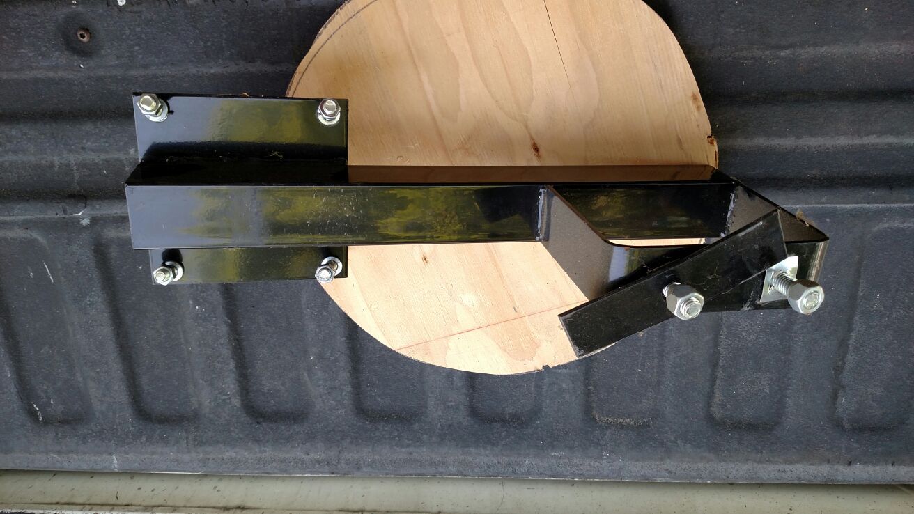 RV/Trailer Spare tire bracket mount