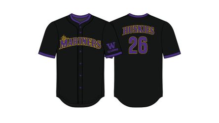 2026 Seattle Mariners UW Washington Huskies Jersey SGA 8/21/26 All Sizes New MLB