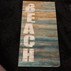 Beach Sign Decor