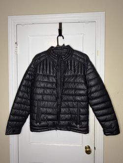 Black Quilted Puffer Jacket