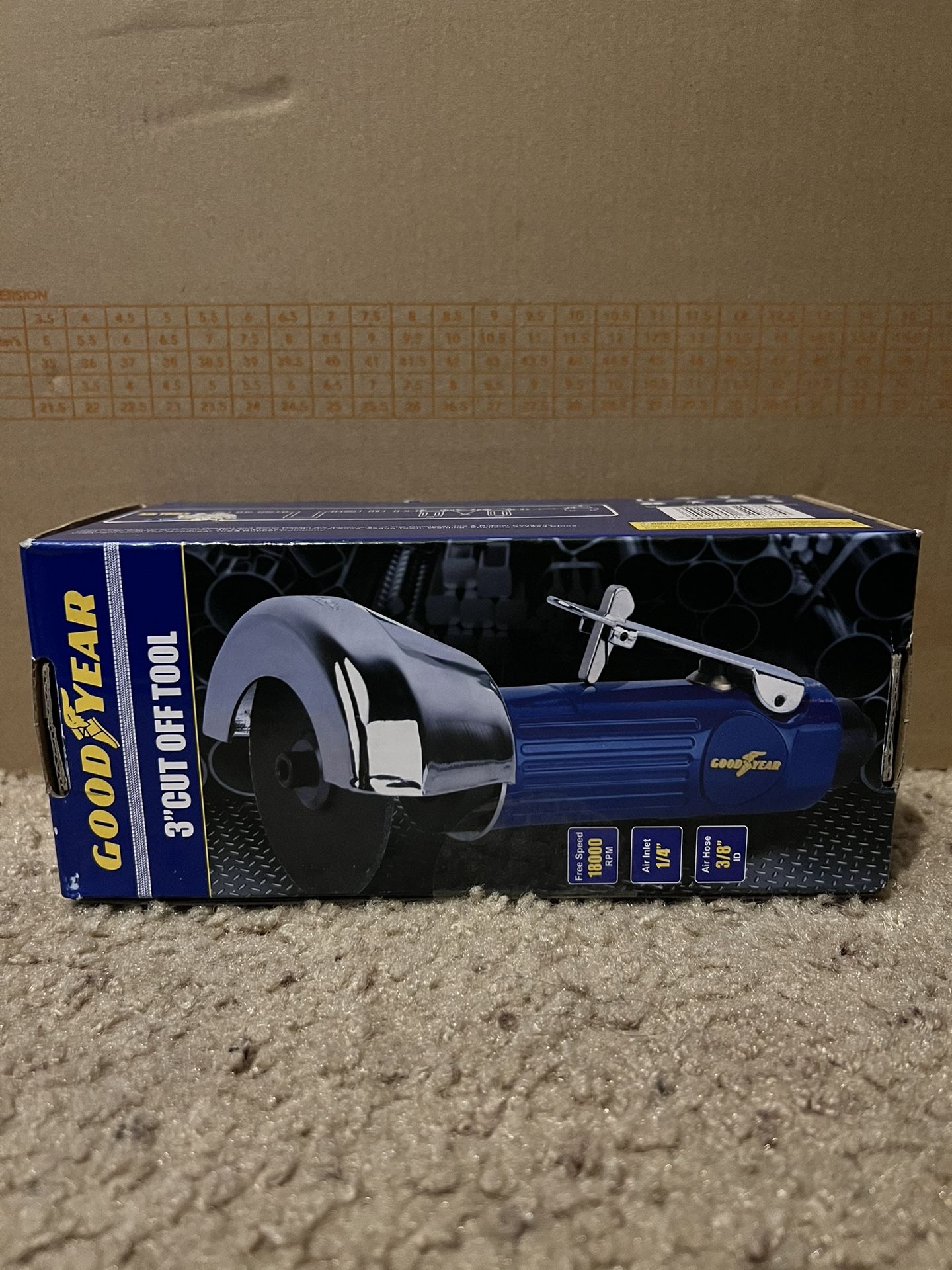 GOOD YEAR AIR GRINDER 3" CUT OFF TOOL 18,000 RPM.