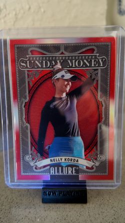 Upper Deck 2026 Allure Golf Nelly Korda #SM-11 Sunday Money Insert LPGA